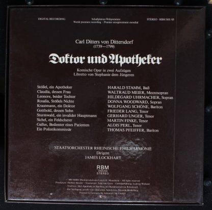 RBM Records RBM 3101/03 - Carl Ditters von Dittersdorf, Rheinisc - Image 2