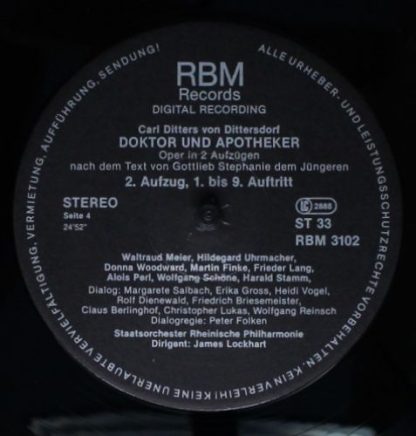 RBM Records RBM 3101/03 - Carl Ditters von Dittersdorf, Rheinisc - Image 10