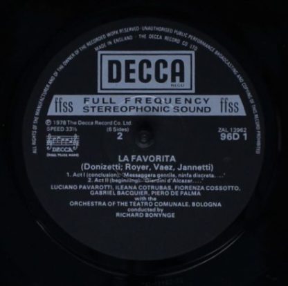 DECCA D96D 3 - Gaetano Donizetti, Fiorenza Cossotto, Luciano Pav - Image 8