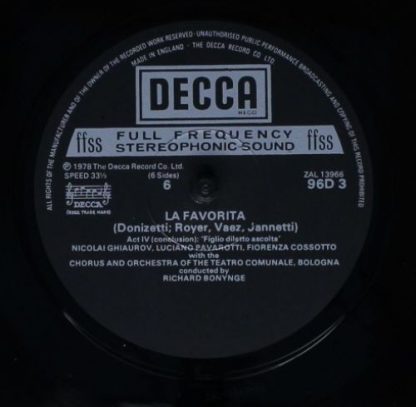 DECCA D96D 3 - Gaetano Donizetti, Fiorenza Cossotto, Luciano Pav - Image 12