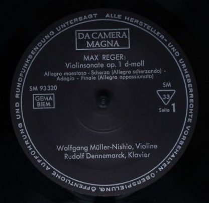 Da Camera Magna SM 93320 - Max Reger - Kammermusik - Violinwerke - Image 3