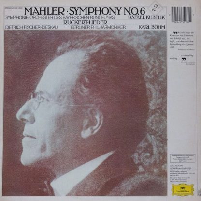 Deutsche Grammophon 413 528-1 G X2 - Symphony No.6 / Rückert-Lie - Image 2