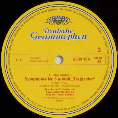 Deutsche Grammophon 413 528-1 G X2 - Symphony No.6 / Rückert-Lie - Image 7