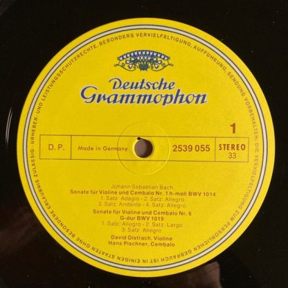 Deutsche Grammophon 2726 002 - Sonaten Für Violine Und Cembalo - Image 5