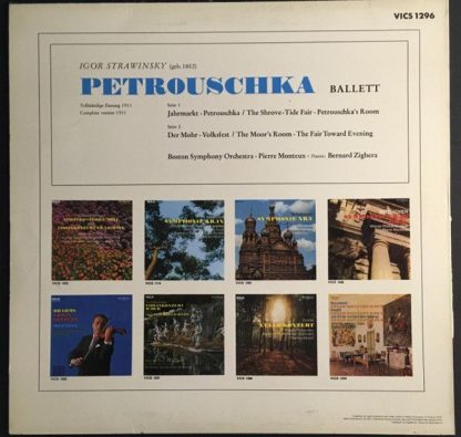 RCA Victrola VICS 1296 - Petrouschka (Complete Version 1911) - Image 2