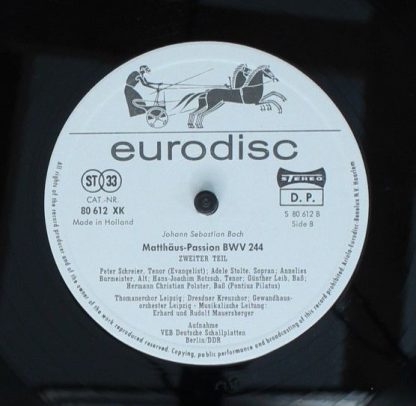 Eurodisc 80 613 XK - Matthäus-Passion - Image 12