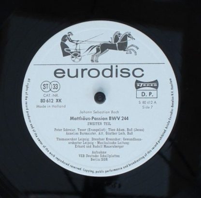 Eurodisc 80 613 XK - Matthäus-Passion - Image 11