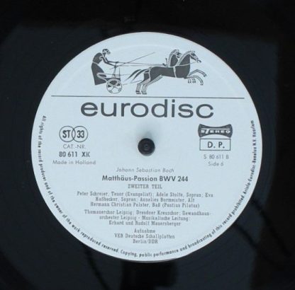 Eurodisc 80 613 XK - Matthäus-Passion - Image 10