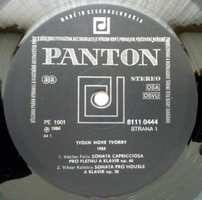 Panton 8111 0444 - Týden Nové Tvorby / '84 - Sonata Capricciosa - Image 3