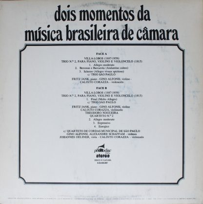 Phonodisc 0-33-404-007 - Dois Momentos Da Música Brasileira De C - Image 2