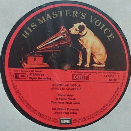 His Master's Voice 067 EL 14 3630 1 - Motets Et Chansons - Image 4