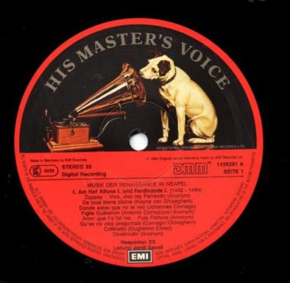 His Master's Voice ASD 1436291 - Musik der Renaissance In Neapel - Image 3