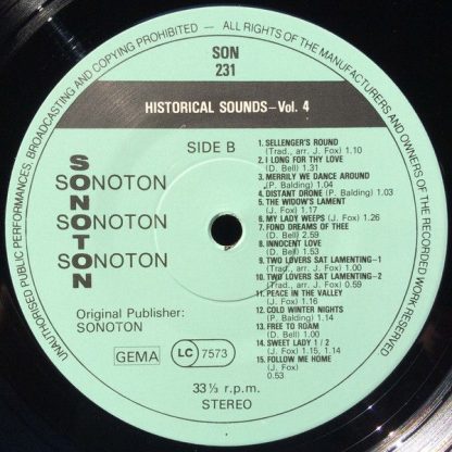 Sonoton SON 231 - Historical Sounds Vol. 4 - Image 4