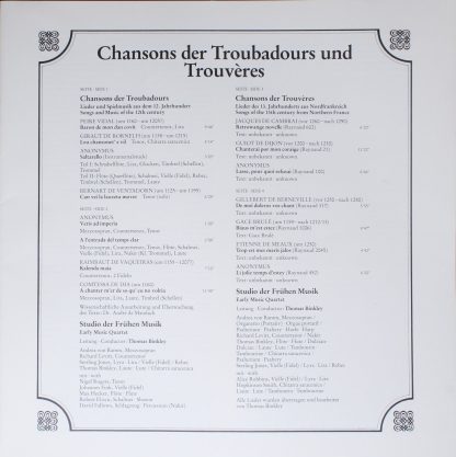 Telefunken 6.35519 DX - Troubadours & Trouveres - Image 3