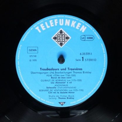 Telefunken 6.35519 DX - Troubadours & Trouveres - Image 5