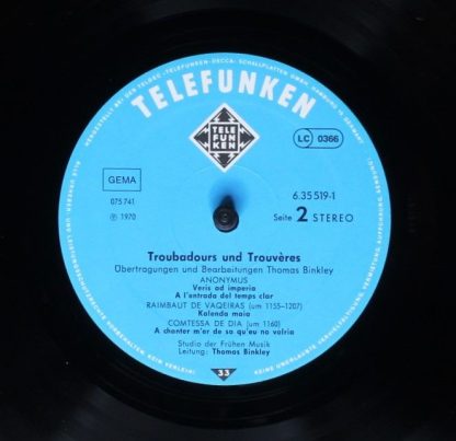 Telefunken 6.35519 DX - Troubadours & Trouveres - Image 6