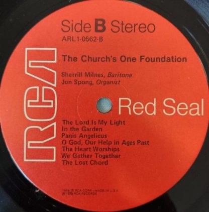 RCA Red Seal ARL1-0562 - The Church's One Foundation - Image 3