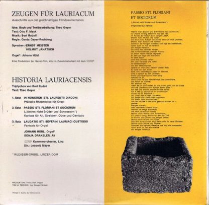 Philips 6387 013 - Zeugen Für Lauriacum - Die Archäologische For - Image 4