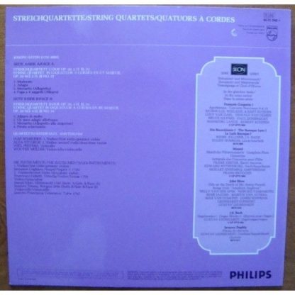 Philips 6575 046 - Streichquartette Op. 20, 2 & 4 - Image 2