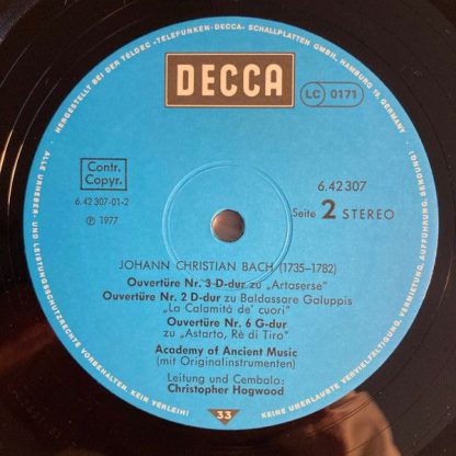 TELDEC »Telefunken-Decca« Schallplatten GmbH 6.42307 - Ouvertüre - Image 4