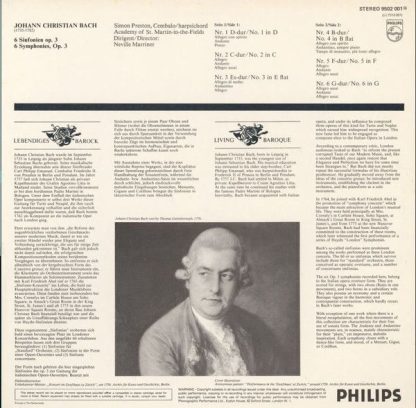 Philips 9502 001 - 6 Symphonies Op. 3 - Image 2