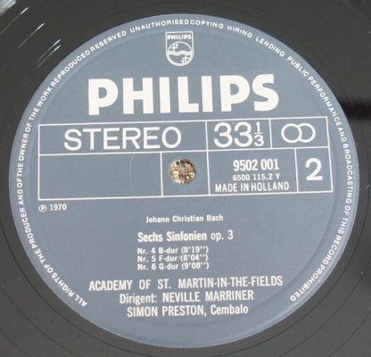 Philips 9502 001 - 6 Symphonies Op. 3 - Image 4