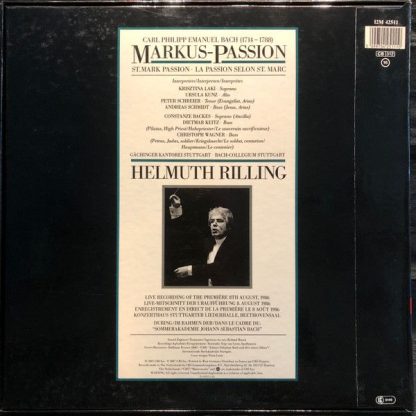 CBS Masterworks I2M 42511 - Markus-Passion - Image 2