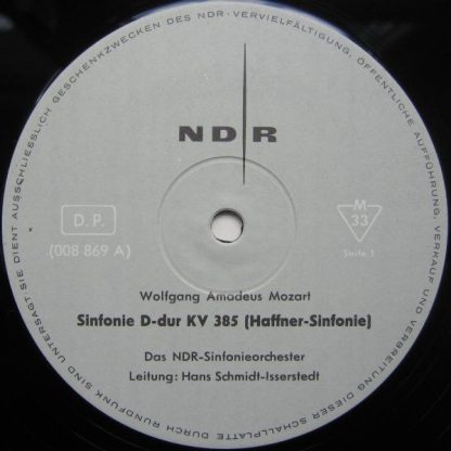 Norddeutscher Rundfunk 008 869 - Sinfonie D-dur KV 385 (Haffner- - Image 3