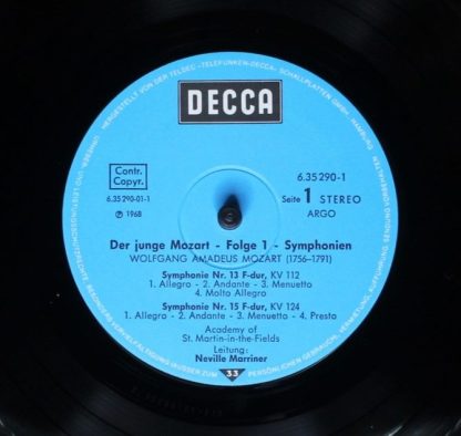 DECCA 6.35290 EK - Der Junge Mozart, Symphonien - Folge 1 - Image 5