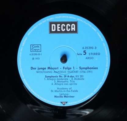 DECCA 6.35290 EK - Der Junge Mozart, Symphonien - Folge 1 - Image 9