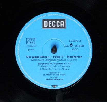 DECCA 6.35290 EK - Der Junge Mozart, Symphonien - Folge 1 - Image 10