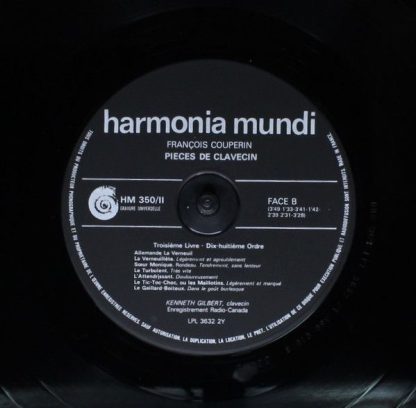 Harmonia Mundi HM 350 - Pièces Pour Clavecin Choisies Et Interpr - Image 6