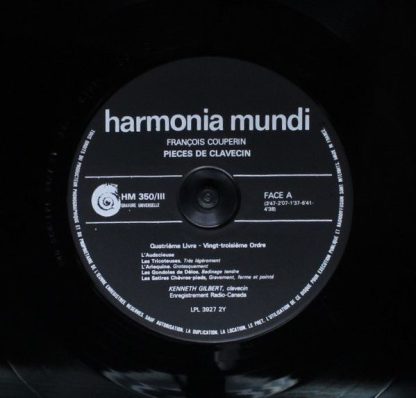 Harmonia Mundi HM 350 - Pièces Pour Clavecin Choisies Et Interpr - Image 7