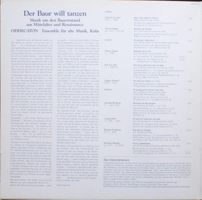 FSM 63 210 - Der Baur Will Tanzen - Musik Um Den Bauernstand Aus - Image 3