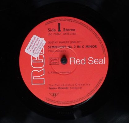 RCA Red Seal LSC 7066/1-2 - Symphonie Nr. 2 C-Moll "Auferstehung - Image 5