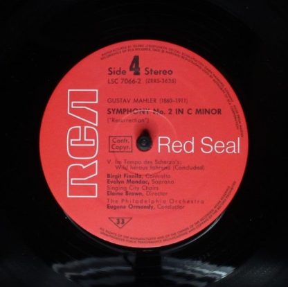 RCA Red Seal LSC 7066/1-2 - Symphonie Nr. 2 C-Moll "Auferstehung - Image 8