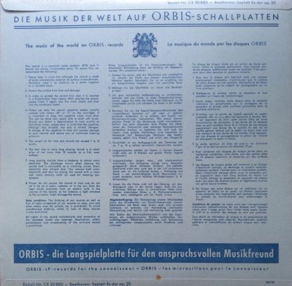 Orbis CX 20880 - Septett Es-dur Op. 20 (Für Klarinette, Horn, Fa - Image 2