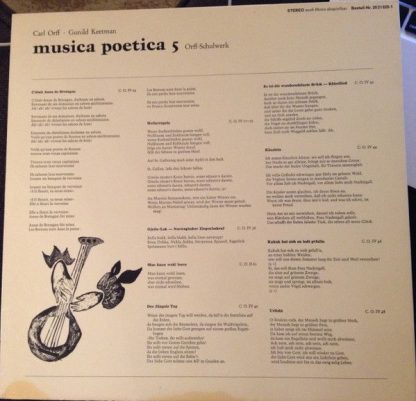 BASF 20 21 025-1 - Musica Poetica Teil 5 - Orff Schulwerk - Spie - Image 2