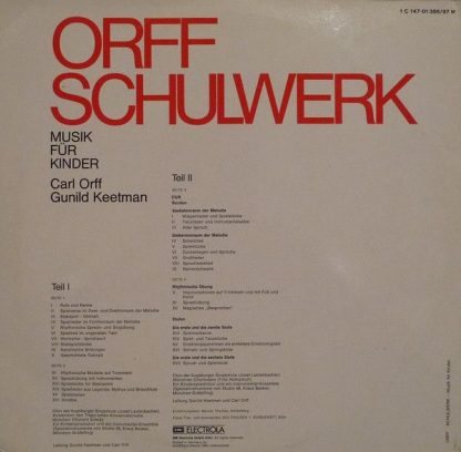 Dacapo 1 C 147-01 386/87 M - Orff Schulwerk: Musik Für Kinder, T - Image 2