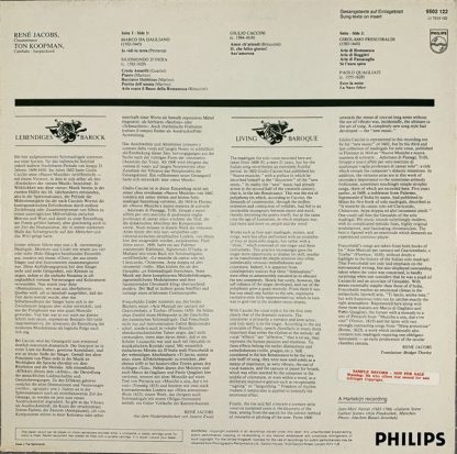 Philips 9502 122 - Italienische Liebeslieder · Italian Love Song - Image 2