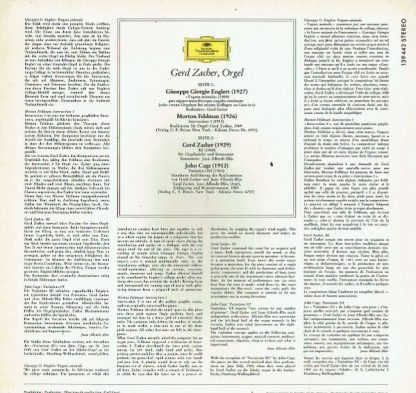 Deutsche Grammophon 139 442 SLPM - Gerd Zacher, Orgel - Image 4