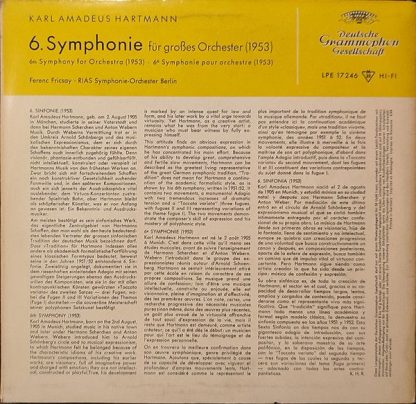 Deutsche Grammophon LPE 17 246 - 6. Symphonie (Für Großes Orches - Image 2