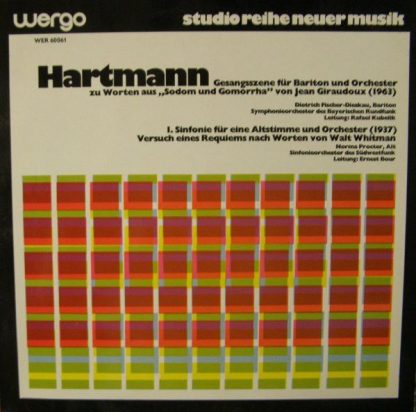 WERGO WER 60061 - Gesangsszene Für Bariton Und Orchester (Zu Wor