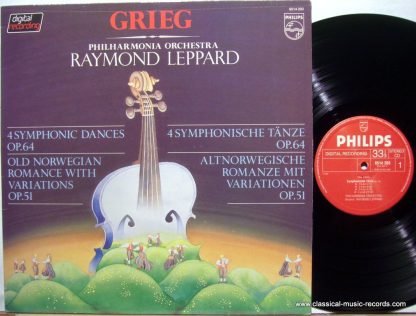 Philips 6514 203 - 4 Symphonic Dances Op. 64 / Old Norwegian Rom