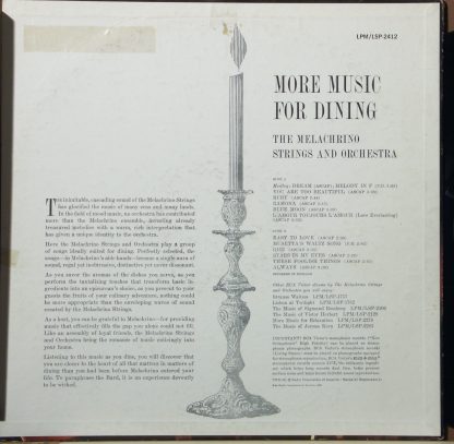 RCA LSP-2412 - More Music For Dining - Image 2