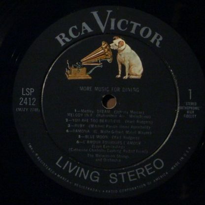 RCA LSP-2412 - More Music For Dining - Image 3