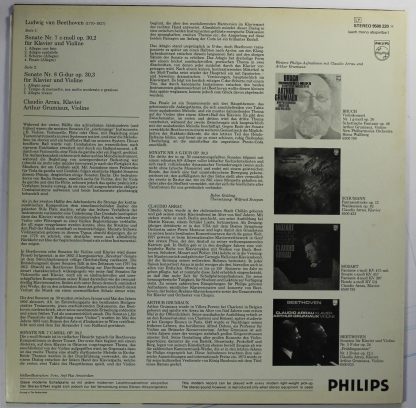 Philips 9500 220 - Sonaten Für Klavier Und Violine Op.30,2  -Op - Image 2