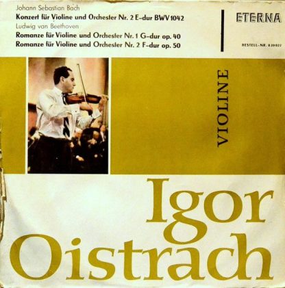 Eterna 8 20 027 - Konzert Für Violine Und Orchester Nr. 2 E-Dur