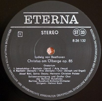 Eterna 8 26 132 - Christus Am Ölberge Op.85 (Gesamtausgabe) - Image 3