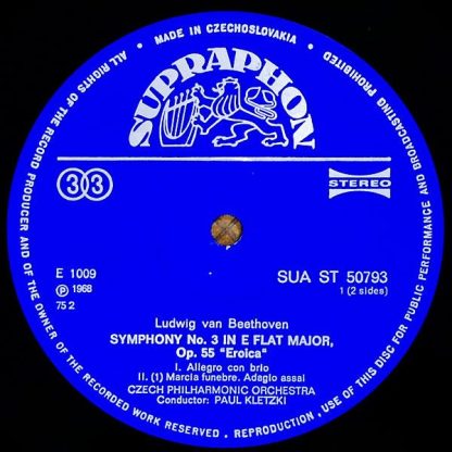 Supraphon SUA ST 50793 - Symphony No. 3 Eroica - Image 3